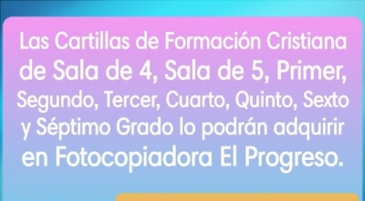 Cartilla de Formación Cristiana